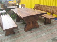 Záhradný nábytok z masívu